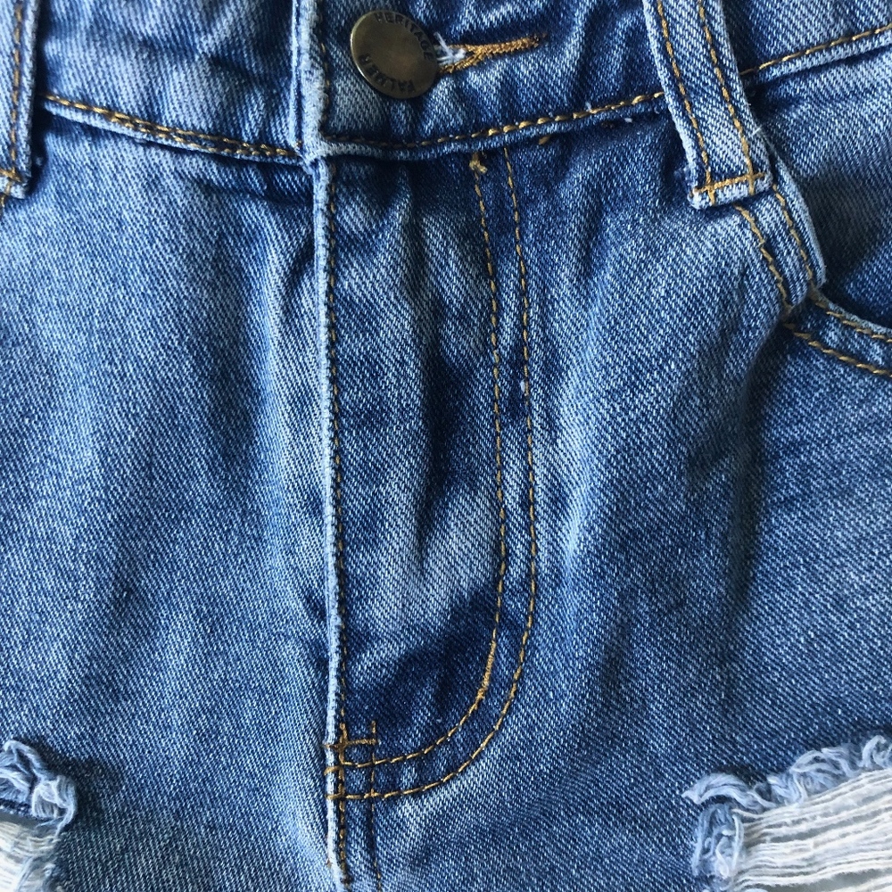 Distressed Jean Shorts - Picture 4 of 4